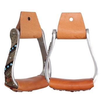 Showman Southwest Luxe Aluminum Stirrups