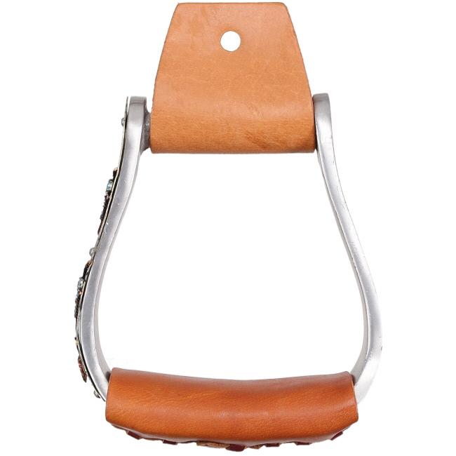 Showman Southwest Luxe Aluminum Stirrups #3