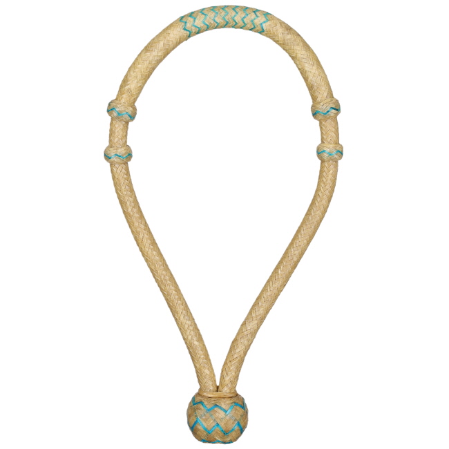 Showman Cobalt Rawhide Bosal