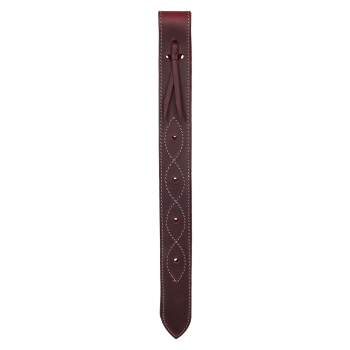Showman 18" Stitched Argentina Cow Leather Off Billet