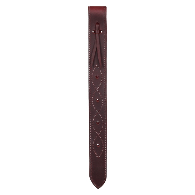 Showman 18" Stitched Argentina Cow Leather Off Billet