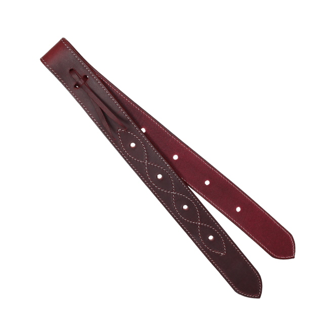 Showman 18" Stitched Argentina Cow Leather Off Billet #2
