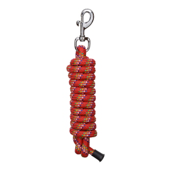 Showman 10' Speckled Cotton Lead - Red