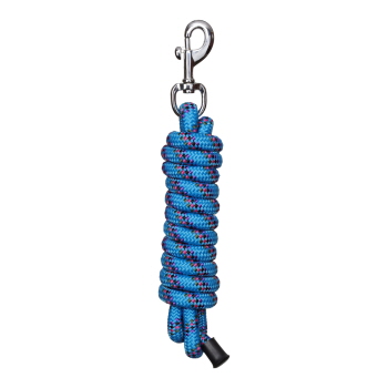 Showman 10' Speckled Cotton Lead - Blue
