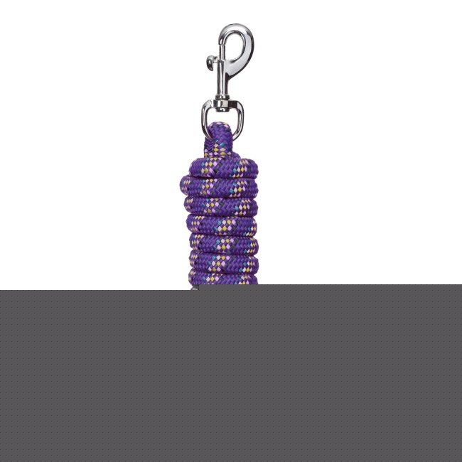 Showman 10' Speckled Cotton Lead - Purple