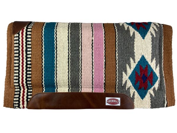 Showman 36" X 34" New Zealand Wool Cutter Style Saddle Pad #6