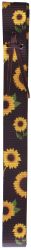 Showman Brown Nylon Tie Strap with sunflower design