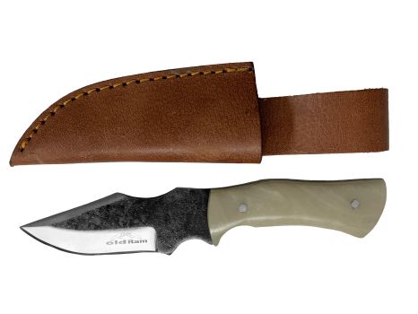 Old Ram Fixed Blade Full Tang High Carbon Steel Hunting Knife