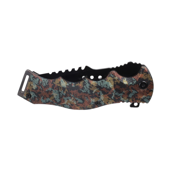 Woodland Tactical Assist-Open Folding Knife with Belt Clip #3