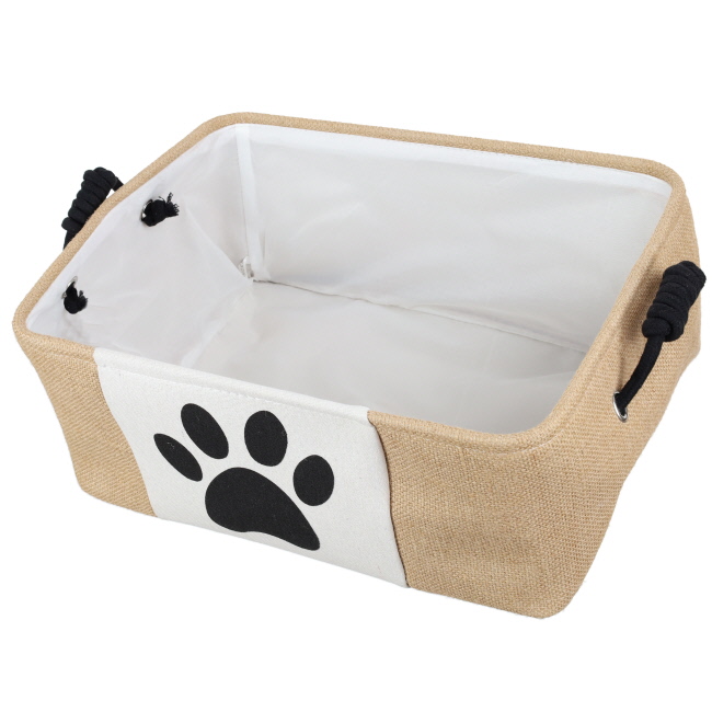 Paw & Burlap Pet Storage Bin #2