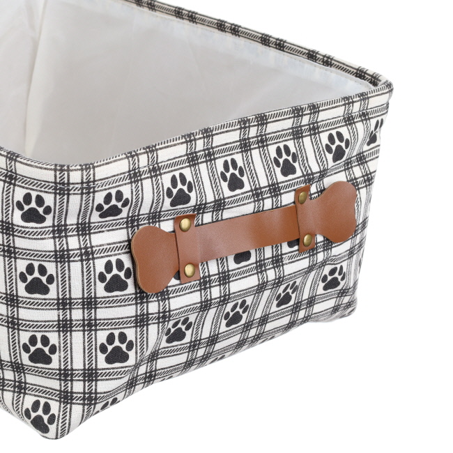 Plaid Pup Pet Storage Bin #3