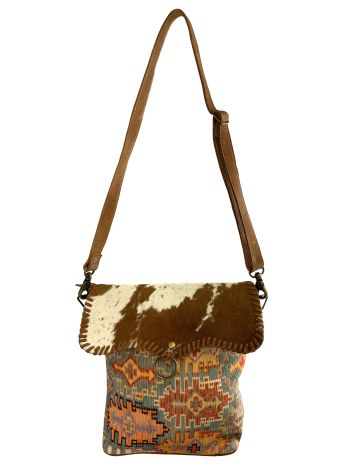 Klassy Cowgirl Southwest Brights Upcycled Shoulder Bag #3