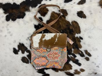 Klassy Cowgirl Southwest Brights Upcycled Shoulder Bag #6