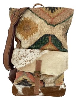Klassy Cowgirl Desert Sands Upcycled Backpack Bag