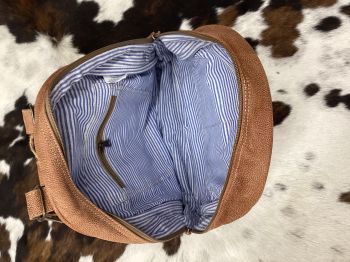 Klassy Cowgirl Surreal Upcycled Backpack Bag #2