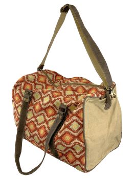 Klassy Cowgirl Navajo Sunset Upcycled Mini Duffle Bag