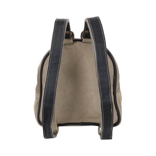 Klassy Cowgirl Blue Iris Mini Upcycled Backpack Bag #3