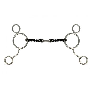 Showman Stainless Steel Wonder bit with Sweet Iron twisted mouth and dog bone center