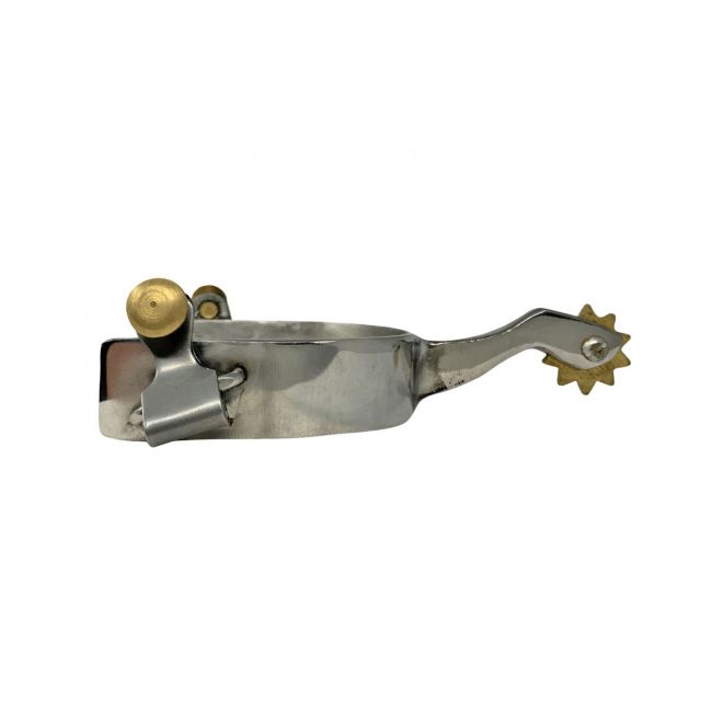 Showman Western Stainless Steel Men's Size Spurs