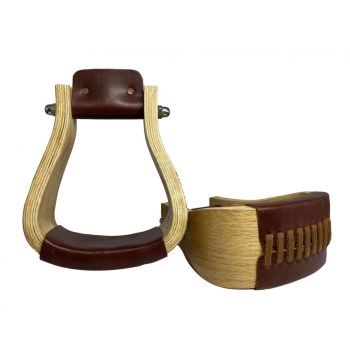 Showman White Ashwood Stirrups