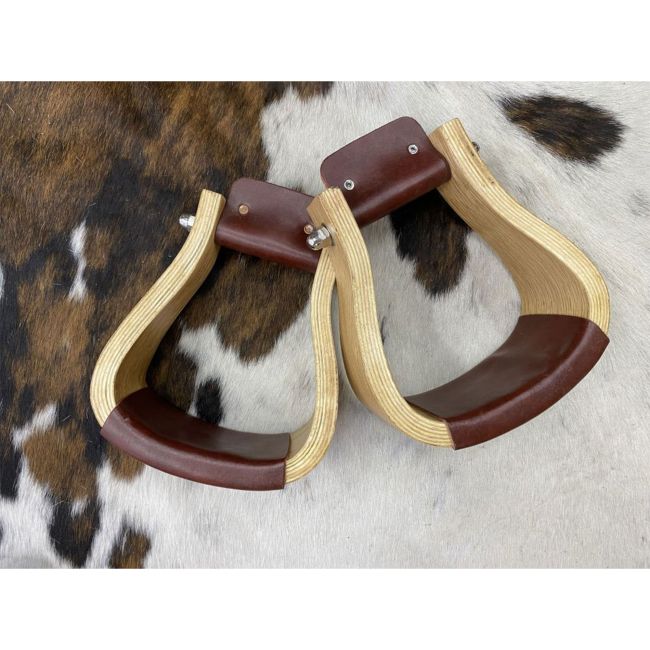 Showman White Ashwood Stirrups #3