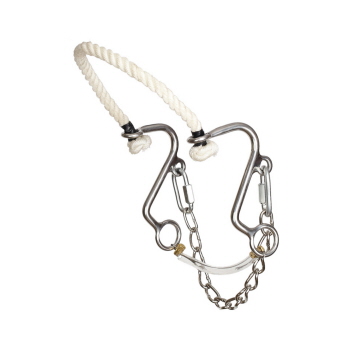 Showman Stainless Steel Little S Hackamore - Pony