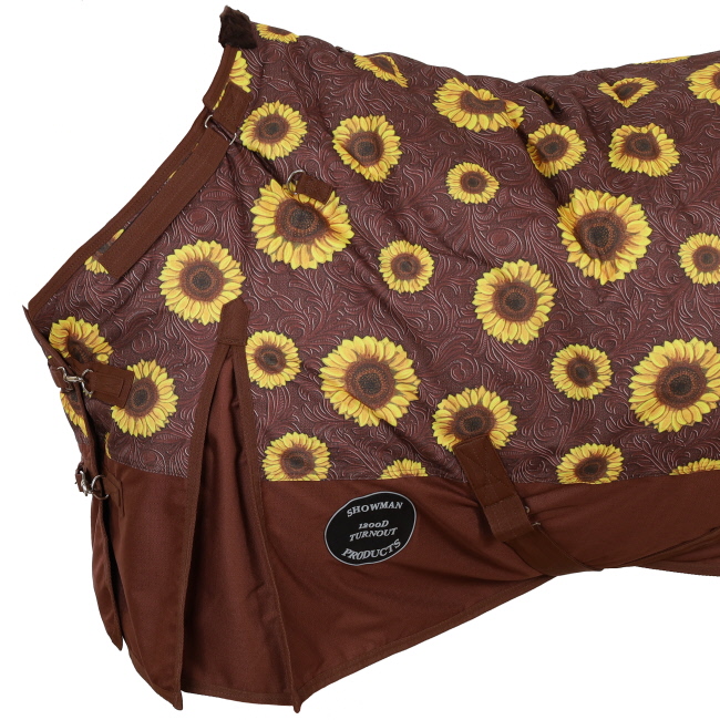 Showman Sunflower 1200D Waterproof and Breathable Turnout Blanket #2