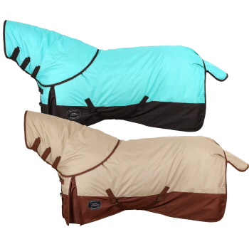 Showman 1200D Waterproof and Breathable Turnout Blanket with Neck Cover
