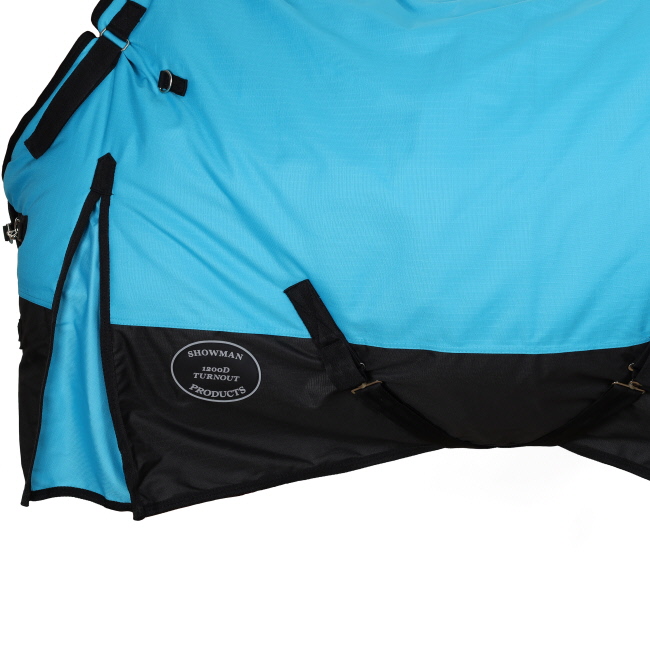 Showman 1200D Waterproof and Breathable Turnout Blanket with Tail Cover #3