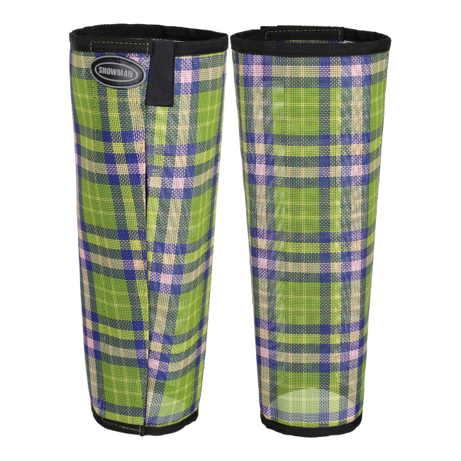Neon Plaid Stand Up Fly Boot - Medium