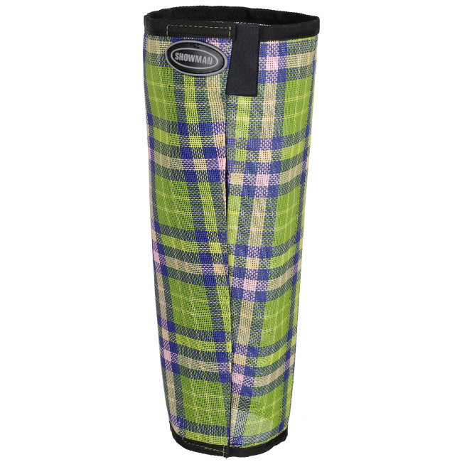 Neon Plaid Stand Up Fly Boot - Medium #4