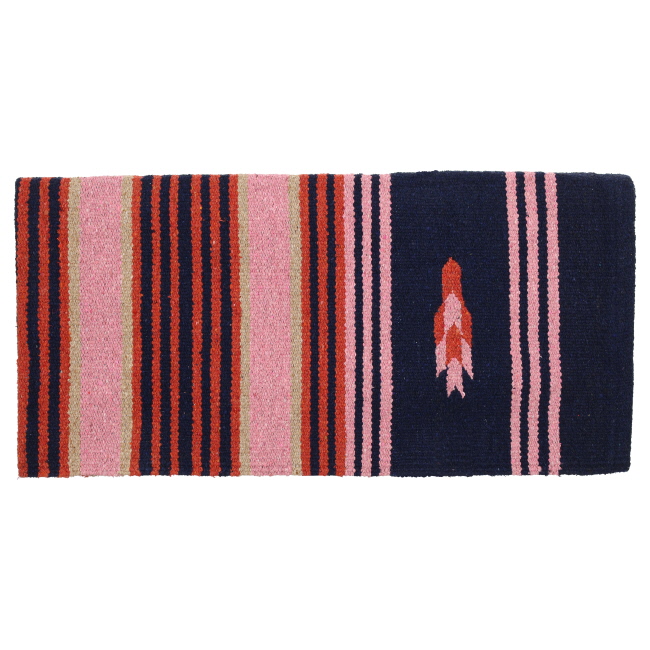 Showman 30" x 60" Assorted Acrylic Saddle Blanket #6