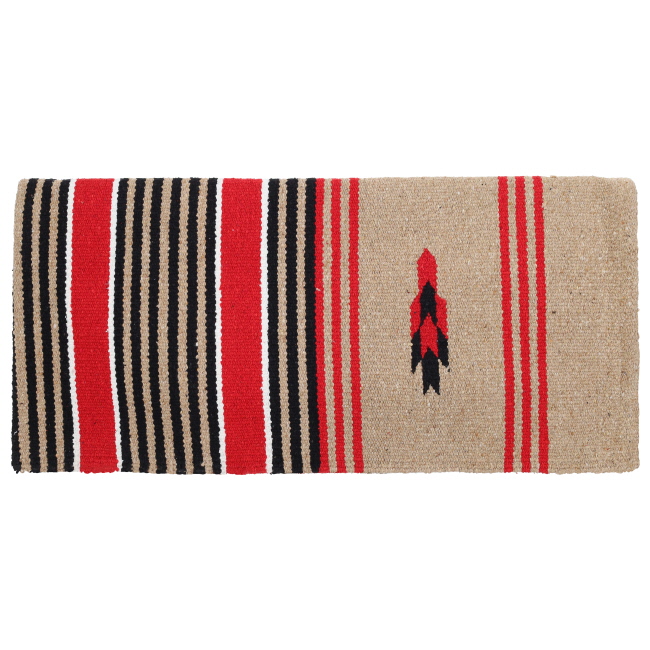 Showman 30" x 60" Assorted Acrylic Saddle Blanket #2
