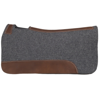Showman 31" x 31" Gray Merino Wool Felt Saddle Pad