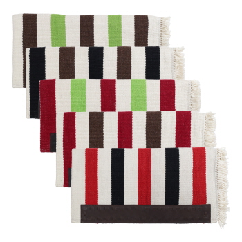 Showman 32" x 32" Assorted Saddle Blanket - Woven Stripes