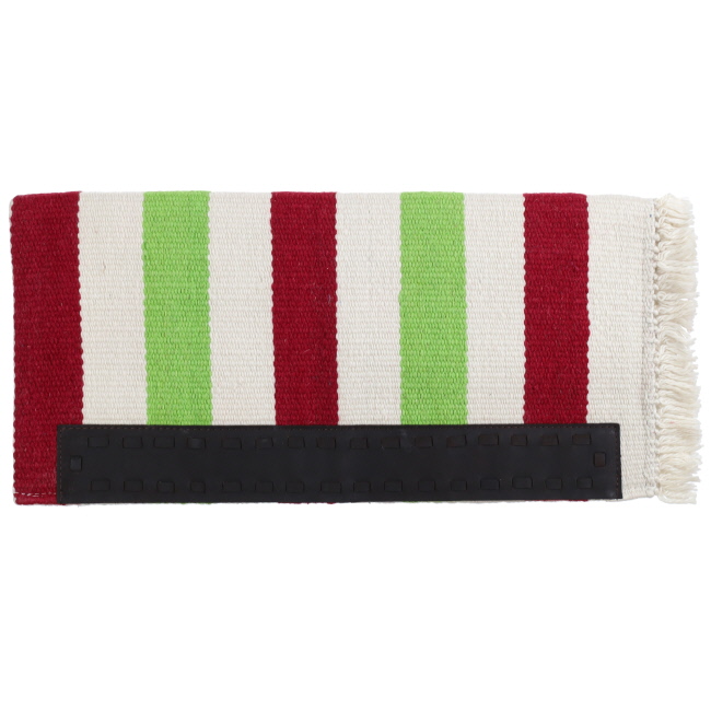 Showman 32" x 32" Assorted Casa Zia Saddle Blanket - Woven Stripes #4