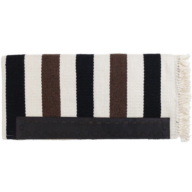 Showman 32" x 32" Assorted Casa Zia Saddle Blanket - Woven Stripes #5