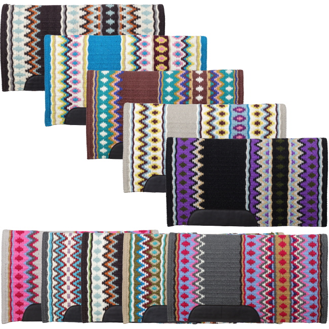 Showman 32" x 32" Assorted Wool Show Blanket #2