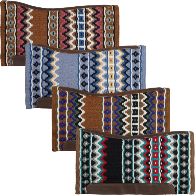 34" x 38" Contoured Saddle Pad with Memory Felt Bottom - Southwest Classic