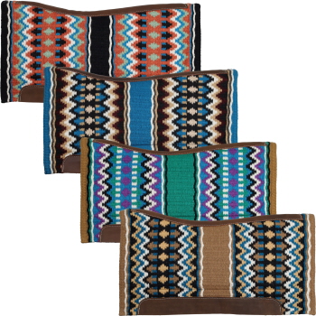 34" x 38" Contoured Saddle Pad with Memory Felt Bottom - Southwest Rhythm
