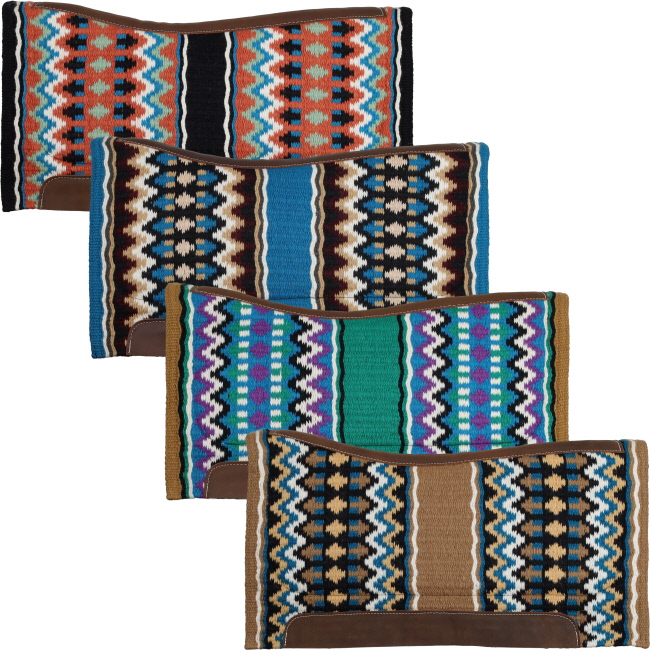 34" x 38" Contoured Saddle Pad with Memory Felt Bottom - Southwest Rhythm