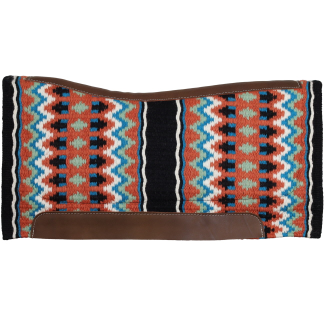 34" x 38" Contoured Saddle Pad with Memory Felt Bottom - Southwest Rhythm #2
