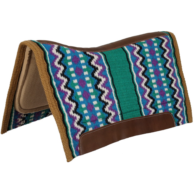 34" x 38" Contoured Saddle Pad with Memory Felt Bottom - Southwest Rhythm #6