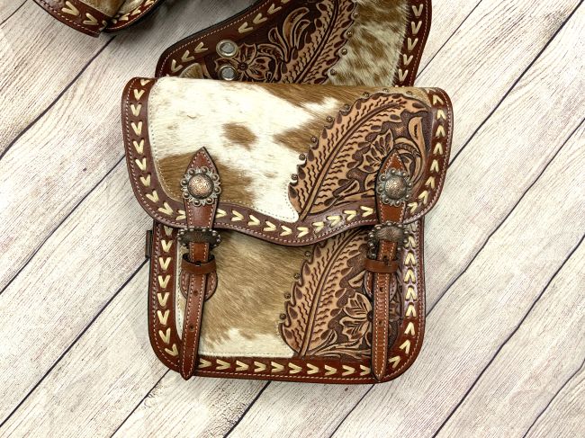 Showman Floral Frontier Saddle Bag #4