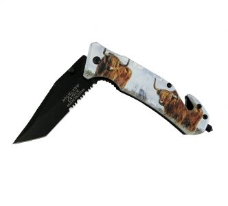 8.5" Highland Cattle Printed Knife