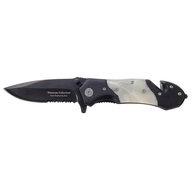 Wild Turkey Platinum Collection Pearl Rescue Style Knife #2