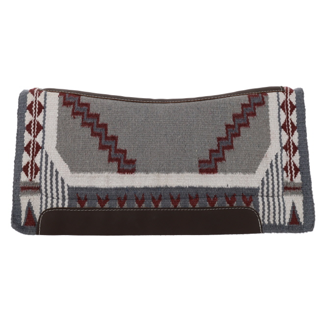 Showman 36" x 34" Wool Top Saddle Pad with Memory Felt Bottom - Mesa Ridge #3
