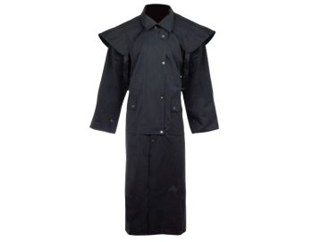 Full Length Western Waterproof Oilskin Duster #3