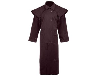 Full Length Western Waterproof Oilskin Duster #2