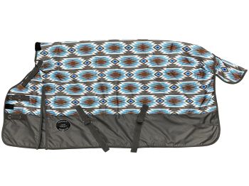 Showman Southwest Print 1200D Waterproof and Breathable Turnout Blanket - PONY&#47;YEARLING 48"- 54"